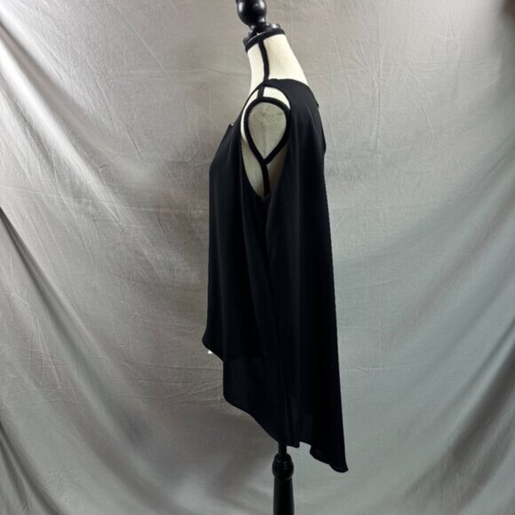 Bianca Nygard Sleeveless Blouse Asymmetrical Hem - Picture 3 of 4